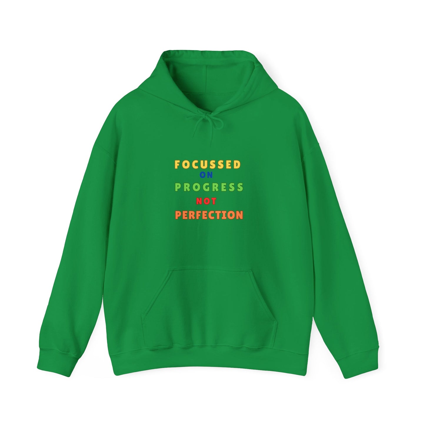 FOCUSSED ON PROGRESS NOT PERFECTION HOODIE