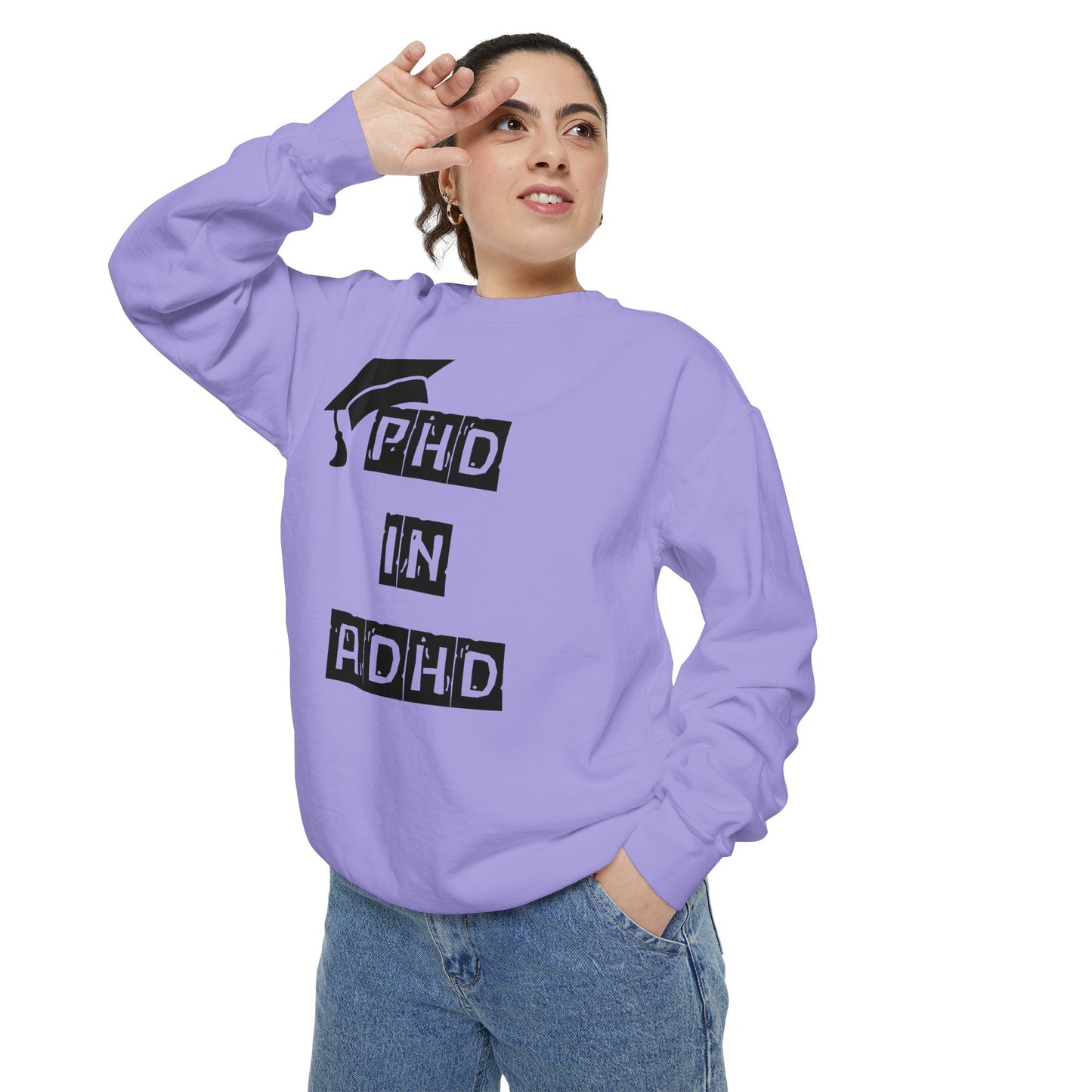 PHD IN ADHD Unisex Sweatshirt - Perfect ADHD Gift for a Friend