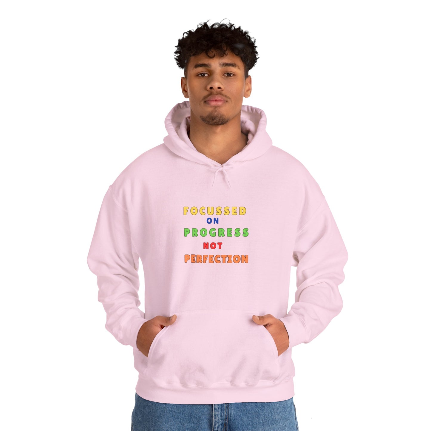 FOCUSSED ON PROGRESS NOT PERFECTION HOODIE