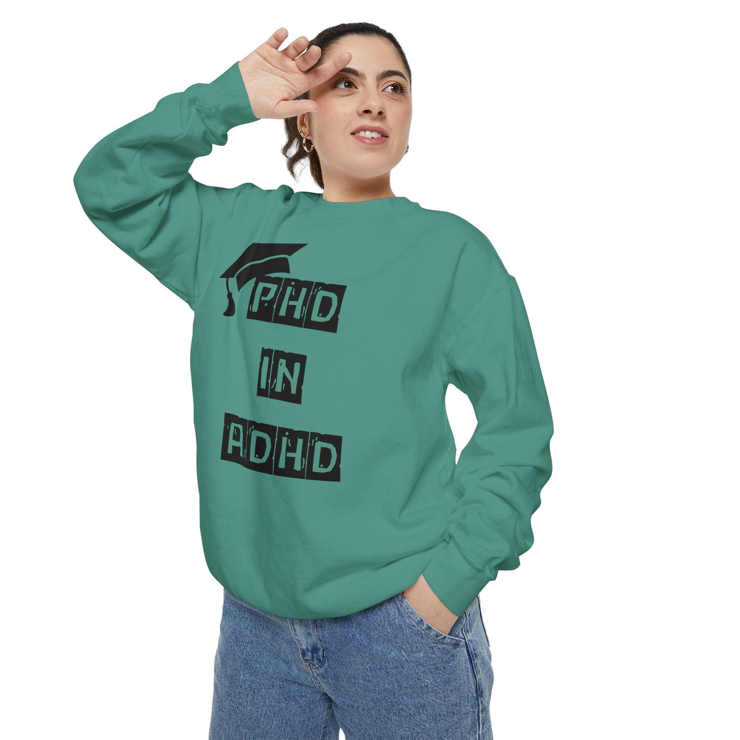 PHD IN ADHD Unisex Sweatshirt - Perfect ADHD Gift for a Friend